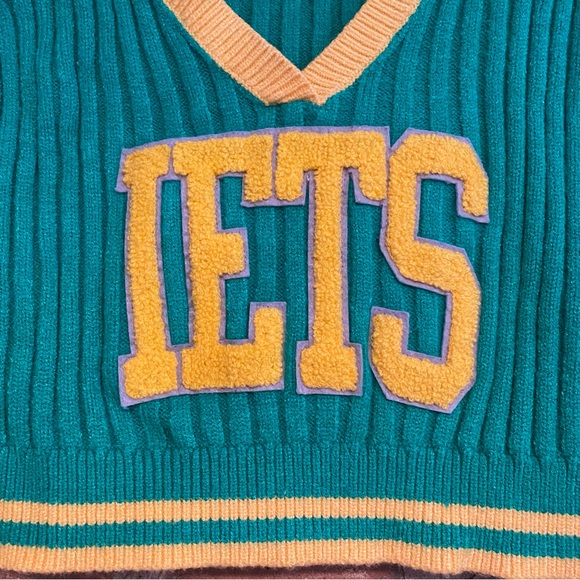 IETS FRANS ribbed collared varsity polo from Urban outfitters women’s size small - Picture 7 of 8